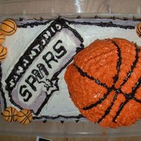 Spurs_Cake.jpg 3d Bball cake i did for a girls husband.