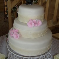 Wedding Cake My first wedding cake. Loved it!