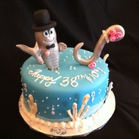 Anniversary And Birthday Cake This cake takes a little explaining. She wanted a birthday and anniversary cake for her husband. He is a fish and game warden and so she...