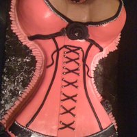 Pink Corset Cake 