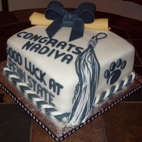 Hs Graduation And Penn State Cake Made for a girl who graduated from high school and will be going to Penn State in the fall. High school colors were blue and white like...