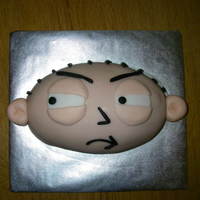 Stewie From Family Guy Birthday cake for my BIL.