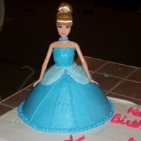 Cinderella Daughter's 4th Birthday Party cake