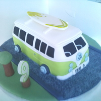 Vw Camper Van enjoyed making this, my friends son is camper van mad and loved this cake