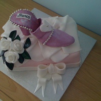 Cinderalla Slipper made this for my sons girlfriends 19th birthday........ my first attempt at a shoe.... definately room for improvement i think