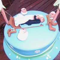 Farming Bride & Groom This was for a hen (bachelorette) party. The bride to be was moving out to the countryside. Friends loved planning the cake joking that...