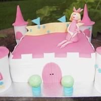 Fairy Castle Cake This is my first attempt at a Castle Cake. Inspired by Shazzicakes thank you. Really enjoyed it and could have gone on and on adding more...