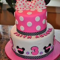 Minnie Mouse Thank you cakebakingals for your beautiful pictures and instruction to make this cake. My grandaughter and her friends loved this cake. I...