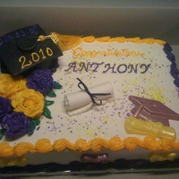 Graduation Cake Cake for a Daphen High School graduate