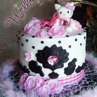 Hello Kitty! This may just possibly be one of the most delicious cakes evahhh! It is a pineapple cream cake with dulce' de leche filling and...