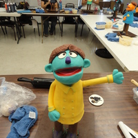 Lauren Kitchens Muppetize Cake Class 201 This was a great class and I learned so much from Lauren and Ashleigh - this is a muppetized version of myself