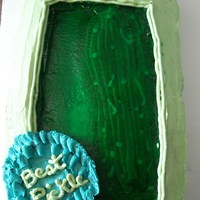 Best Pickle My first cake with a jello piece.