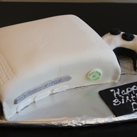 Xbox 360 Xbox 360 cake for my husbands birthday. Chocolate cake with chocolate mocha frosting.