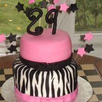 Zebra Birthday Cake First time doing zebra. TFL