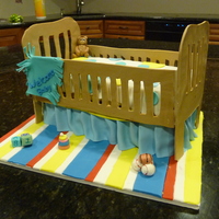 Crib Cake Thanks to all those on cakecentral who inspired me. I wanted to try something different for my SIL's baby. This was the perfect cake....