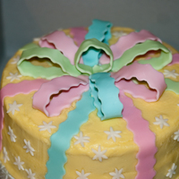 My First Paid For Cake Baby shower cake