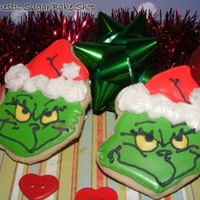 Grinch Cookies Love Dr. Seuss. Cookies made of royal icing. Sugar Cookies. YUM!