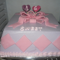 Sweet 16 cake