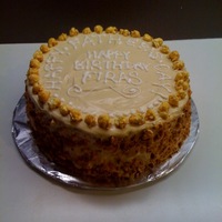 Caramel Corn Cake This is my very own WASC variation. It is a caramel corn cake. I used caramel corn and sweet corn in the batter. The filling is a caramel...