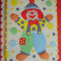 Gymbo The Clown fondant