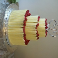 Chocolate Cigarello & Raspberry Cake 