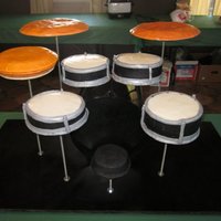 Drum Set This was for a reception the Groom is a drummer in a band.