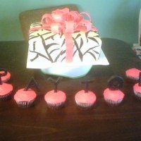 Zebra Print Present Box 