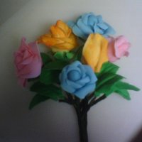Roses This was the frist time I make flowers out of gumpaste