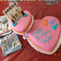 Heart Cake Buttercream Heart cake!