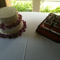 My First Wedding Cake! & University Of Houston Bride and Groom Cake (University of Houston)