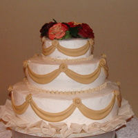 Mothers Day Cake the flowers are made of fondant.