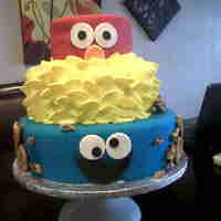 Sesame Street This cake was inspired by one I saw here on CC. It was for my son's Pre-K graduation.