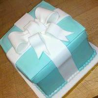 Tiffany's Box Fondant Finish