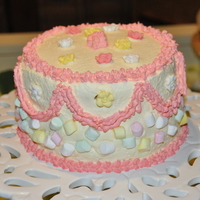 My Girly Birthday Cake I made this cake for my own birthday. It's a vanilla sponge filled with pineapple, strawberries and custard all covered in whipped...