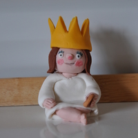 Little Princess Little Princess cake topper all made out of fondant