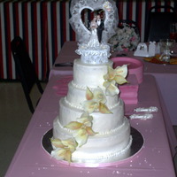 Cala Lily Wedding Cake The bride was a friend, who had a pic of a cake that she wanted me to replicate. The original was done in fondant, but she wanted...