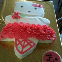 Hello Kitty This cake was for a Col. in the Army PCS-ing from S. Korea to Chicago. She gave her soldiers no instruction but she wanted Hello Kitty and...