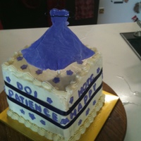 Busy Dress Cake for a very busy lady I was told who is in a lot of Organizations. I was given no direction and had no idea what to do. I did not want...