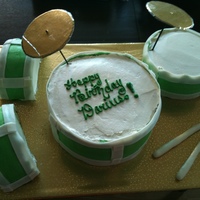 Late And On Time. This was two cakes for a DODS teacher who two college kids were coming back to Korea for the summer. Their birthdays were months before but...