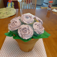 Purple Cupcake Bouquet 