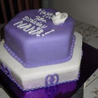 Adinkra Birthday Cake A cake for an African queen. Motifs are cultural symbols.