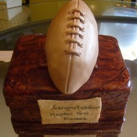 Kam's Team Trophy Cake I made this cake to celebrate my son's football teams 2nd place finish for the season. It was a rush job, but I didn't think a...