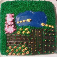 Farm Cake This cake was made for a 91year old farmer, not sure if he still farms or is retired! lol The entire cake was decorated using buttercream....