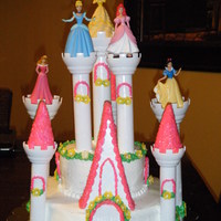 Princess Castle Cake This cake was for my daughter's 3rd birthday. All she wanted was a princess castle. This was my first attempt. It was definately more...