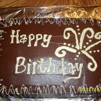 Chocolate Birthday Cake 