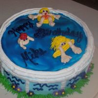 Pool Party I couldn't wait to try one of these pool party cakes. I obviously need to work on my features for my people. My son asked me why I...