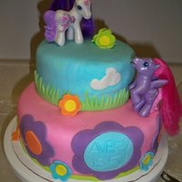 My Little Pony Cake! This was my first fondant cake! it was for my best friend's daughter! Everyone loved it! but looking back its a little messy.. :)