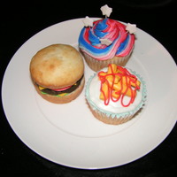 4Th Of July Cupcakes! 