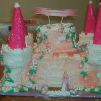 Princess Evelyn's Cake I have never taken any classes in cake decorating, but after looking through the gallery here I decided to try to make a castle cake for my...