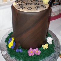 Secor Cake Donation 10 layer tree cake.